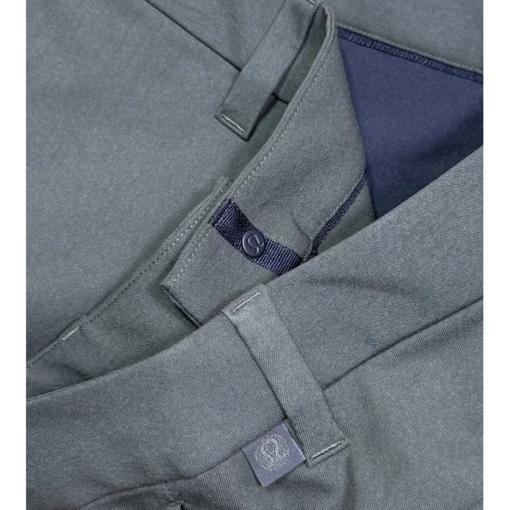 Lululemon Pants Mens 33x32 ABC Classic Fit Trouser Army Green Athleisure